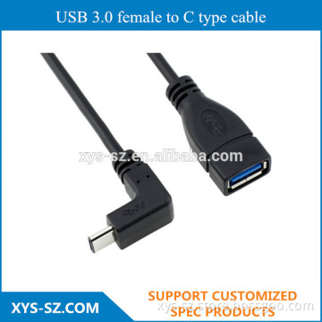 USB 3.0 female to C type cable